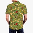 thumbnail image 4 of Balery Squirrel And Fox In The Forest Printed Men’s Short Sleeve Polo Shirt, Midweight Men's Shirt,Golf Polo shirts -3X-Large, 4 of 9