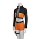 thumbnail image 2 of Anime Style Ninja Women's Cosplay Costume Orange & Black Outfit with Shorts, Perfect for Cosplay & Themed Events 26s, 2 of 4
