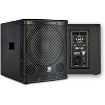 PRORECK SP-12X Active Powered PA DJ Subwoofer Cabinet 12 inch 1000W P.M.P.O with Class-D Amplifier, 3 DSP Presets-Monitor, Bass Reinforcement, Black, for Wedding, Party, Concert, Church (One Sub)