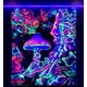 thumbnail image 1 of Tapiz De Hongos De Luz Negra YONGSHENG que Brilla En La Oscuridad, 1 of 5
