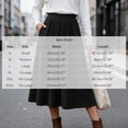 thumbnail image 4 of Ihhxva Women's Corduroy Midi Skirt, High Waist Pleated A-Line Skirt with Elastic Waist and Side Pockets for Casual Wear S - 3XL, 4 of 9