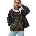 thumbnail image 5 of COEQINE Women's Hoodie Oversized Long Sleeve Sweatshirts Purple Tie Dye Print Full Zip Up Outfits Jacket Y2K Soft Tops Fall Fashion Casual Wear with Pockets, 2XL, 5 of 7