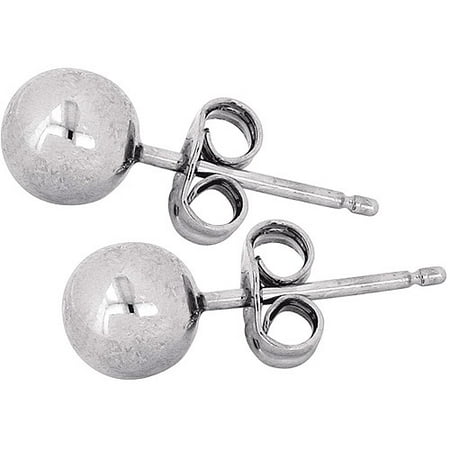 Sterling Silver Ball Stud Earrings