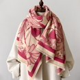 thumbnail image 3 of Manta de cachemira gruesa de alta calidad, bufanda para mujer, chal de pashmina cálido, chal de invierno, bufanda con estampado 2024, diseño de poncho, echarpe para mujer, 3 of 5