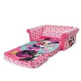 Marshmallow Furniture Kids 2in1 Flip Open Foam Sofa, Minnie Mouse