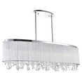 thumbnail image 1 of CWI Lighting Benson 7 Light Drum Shade Chandelier With Chrome Finish, 1 of 3
