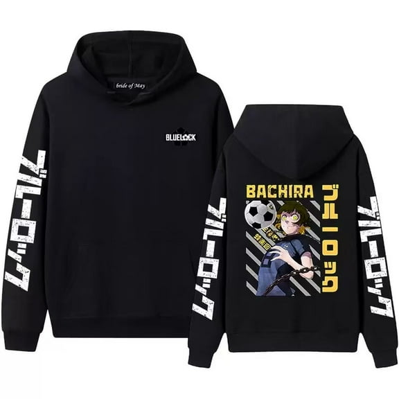 TUYKMDXAZE Blue Lock Anime Hooded Long Sleeve Sweatshirt Men Women Streetwear Casual Fashion Hoodies Unisex Clothes