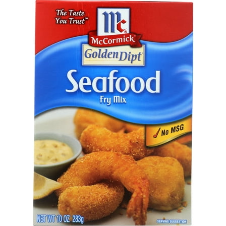 Pack of 8, McCormick Golden Dipt Seafood Fry Mix, 10 oz