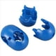 thumbnail image 3 of 40 Piezas De Cuerda De Escalada Conector De PláStico Hebilla De Red Accesorios De Escalada Para Columpios De DiversióN Al Aire Libre Piezas De Cuerda De Escalada Azul, 3 of 5