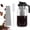Black, variant on 64 Oz Heavy Duty Glass Mason Jar, Iced Coffee Maker With Handle & Stainless Steel Filter, Cold Brew Coffee Maker, Heavy Duty Glass Airtight&Leak-Proof for Coffee, Iced Tea, Drinks - Black