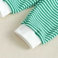 thumbnail image 7 of Gibobby Toddler Baby Boy Clothes Set Letter Print Long Sleeve Sweatshirt Top Jogger Pants Cute Newborn Infant Fall Winter Outfit(Green,12-18 Months), 7 of 7