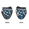 thumbnail image 2 of Pofeuu Dental Print Thickened Mini Silicone Oven Mitts Heat Resistant, Rubber Oven Mitt Gloves, Finger Pinch Grips, Pot Holder, Silicone Potholder, 2 of 7