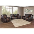 thumbnail image 7 of Pemberly Row Modern Contemporary Leather Glider Recliner in Brown, 7 of 7
