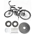 thumbnail image 4 of Sprocket de Cadena, 44 Dientes Slocket Direct Direct Strinding Transmisión Aleación de Metal Aleación 9 Hoyos para 50CC 66cc 80cc Motor de gas Motor de gas, 4 of 7