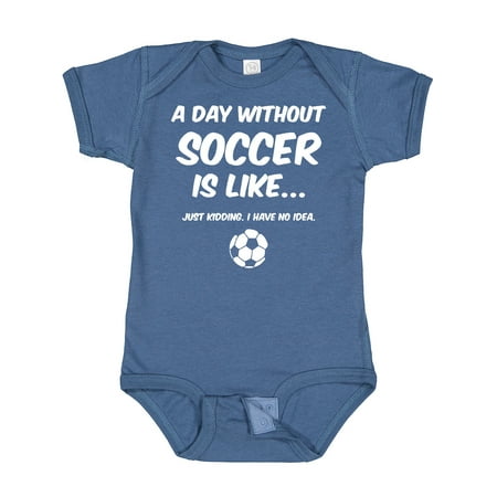 

Inktastic Day Without Soccer 2 Gift Baby Boy or Baby Girl Bodysuit