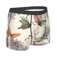 thumbnail image 3 of Fotbe Flying Butterflies-1 Men’s Total Support Pouch Boxer Briefs, X-Temp Cooling, Moisture-Wicking Underwear, Regular, Long-leg and Trunk-X-Large, 3 of 9