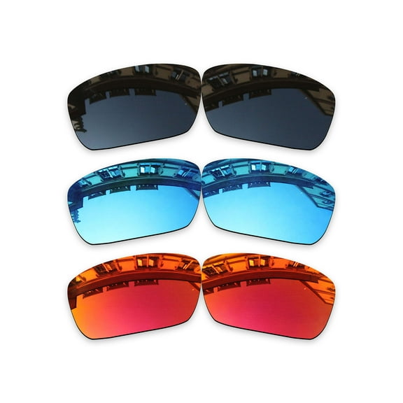 Vonxyz 3 Pack Polarized Replacement Lenses for Oakley Fuel Cell OO9096 Sunglasses