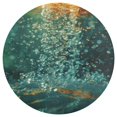 thumbnail image 3 of Water Splash Ripple Floral Medallion Round Rug - Small Round Area Rug, Soft Non-Slip Machine Washable Bedroom Mat Indoor Accent Entry Carpet for Office Desk Dorm Hallway, 3 of 6