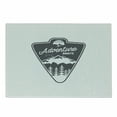 thumbnail image 1 of Saying Cutting Board, Vintage Camping and Hiking Adventure Themed in the Mountains Forest Exploration, Decorative Tempered Glass Cutting and Serving Board, in 3 Sizes, by Ambesonne, 1 of 2