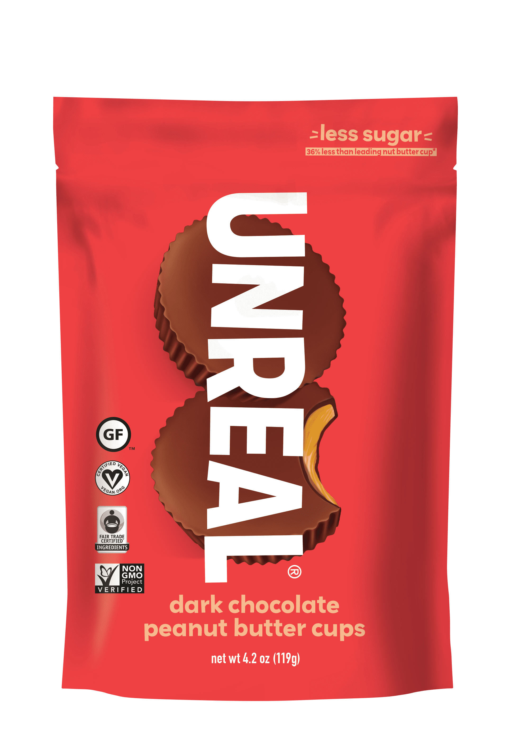 Unreal Dark Chocolate Peanut Butter Cups 4.2 oz