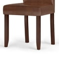 thumbnail image 6 of Simpli Home Acadian Parson Dining Chair (Set of 2) in Distressed Saddle Brown, 6 of 8
