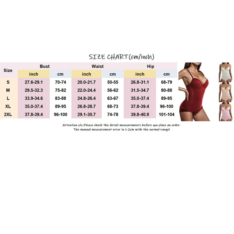 Shapewear Bodysuit For Women Tummy Control Body Shaping Full Body  Compression Shapewear Tummy Undergarment One Piece Jumpsuits For Women Pink  S