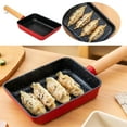 thumbnail image 5 of Clearance! JWDX Non-Stick Cookware, Non-Stick Pan Promotion, Household Meerschaum Stone Small Pot Non Stick Pan Multifunctional Egg Roll Tool Red, 5 of 5