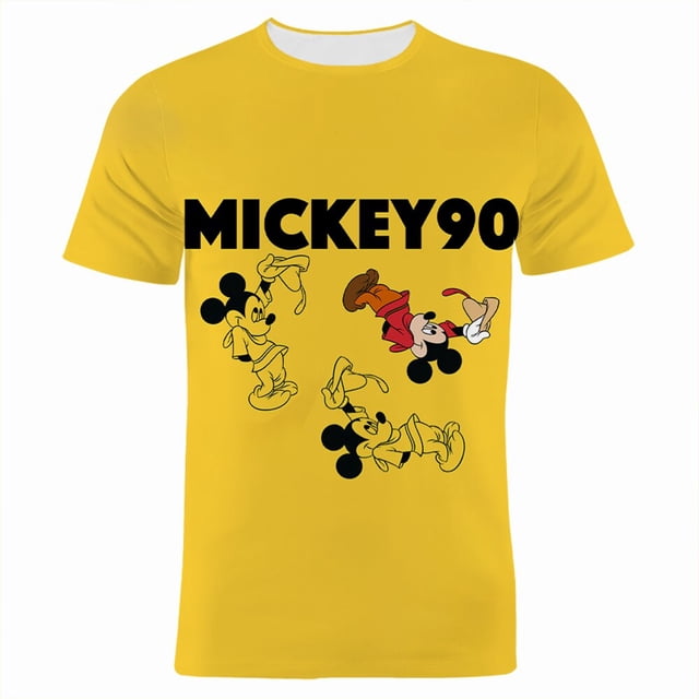 Mickey Maus Disney 3D Druck männer camisetas Sommer Cartoon Anime Kleidung Für Kinder Mode Streetwear Frauen T Tops xuanjing unisex