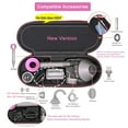 thumbnail image 2 of Hard Case for Dyson Supersonic Hair Dryer, Portable Travel Storage Bag for HD15 HD08 HD07 HD03 HD01 - Fits Complete Supersonic Accessories (Pink), 2 of 4
