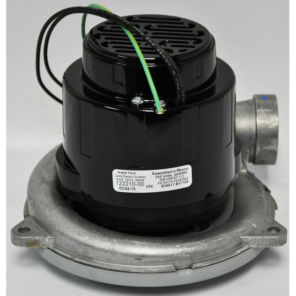 Ametek Lamb 6.6 Inch Diameter Single Stage 240 Volt Motor 122210-00