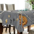 thumbnail image 5 of Yayeee Tablecloths 60" x 108" Rectangle Wrinkle Resistant Party Table Cover, Gray Halloween Dancing, 5 of 8