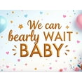 thumbnail image 4 of LUUFILx We Can Bearly Wait Baby Shower Banner with Teddy Bears Flowers Balloons Baby Shower Decorations Photography Props Party Supplies Background Backdrop, 4 of 8