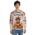 thumbnail image 4 of Happy Thanksgiving Abyssinian Welcome Thankful Fall Autumn Pumpkin All Over Print 3D Sweatshirt Unisex Merch Cat Lover Kitten Owner Gifts - 02021, 4 of 6