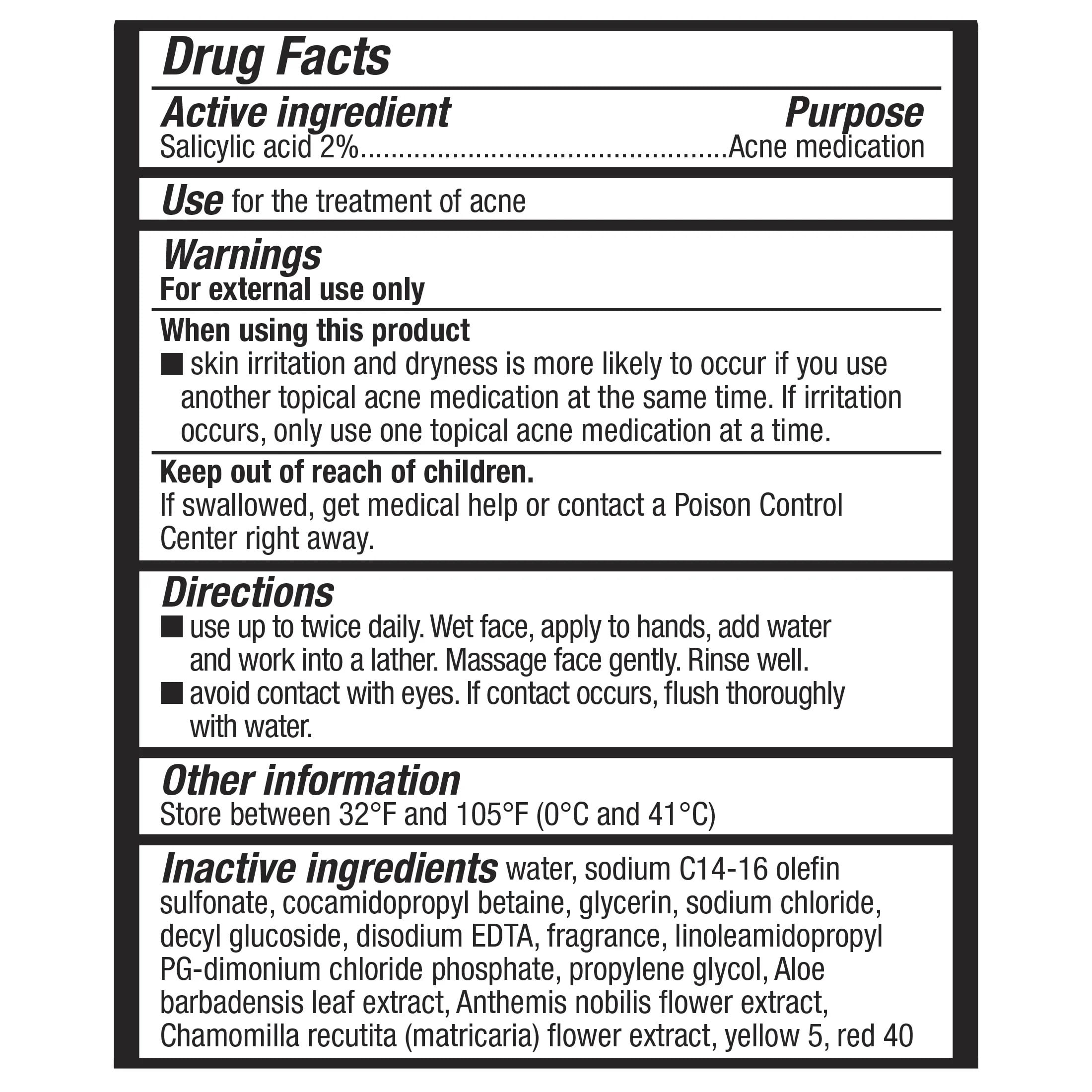 Equate Acne Wash Salicylic Acid Treatment, 9.1 fl oz