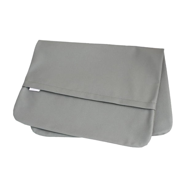 Funda de almohada de cama de cuero PU Funda de almohada elegante suave y ligera Funda de almohada para Gris