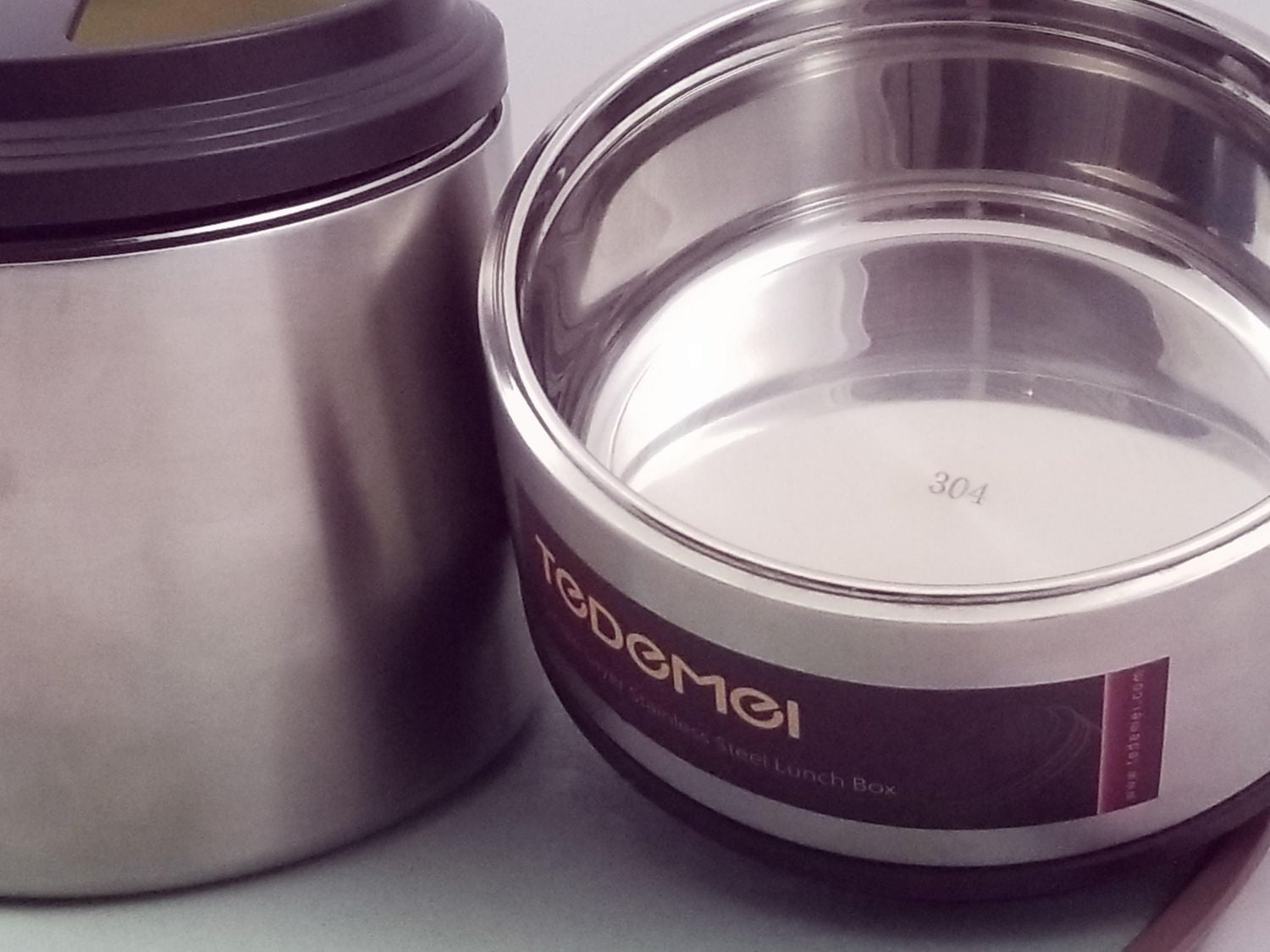 Tedemei 1.5L 2 Layer Vacuum Insulated Lunch Box in Premium 304 Stainless Steel