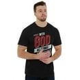 thumbnail image 4 of With God All Things Are Possible Men's Graphic T Shirt Tees Brisco Brands S, 4 of 6