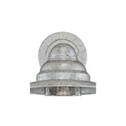 John Timberland Marlowe Industrial Outdoor Wall Light Fixture Galvanized Hooded Cage 13 Clear Glass for Post Exterior Barn Deck House Porch Yard Home