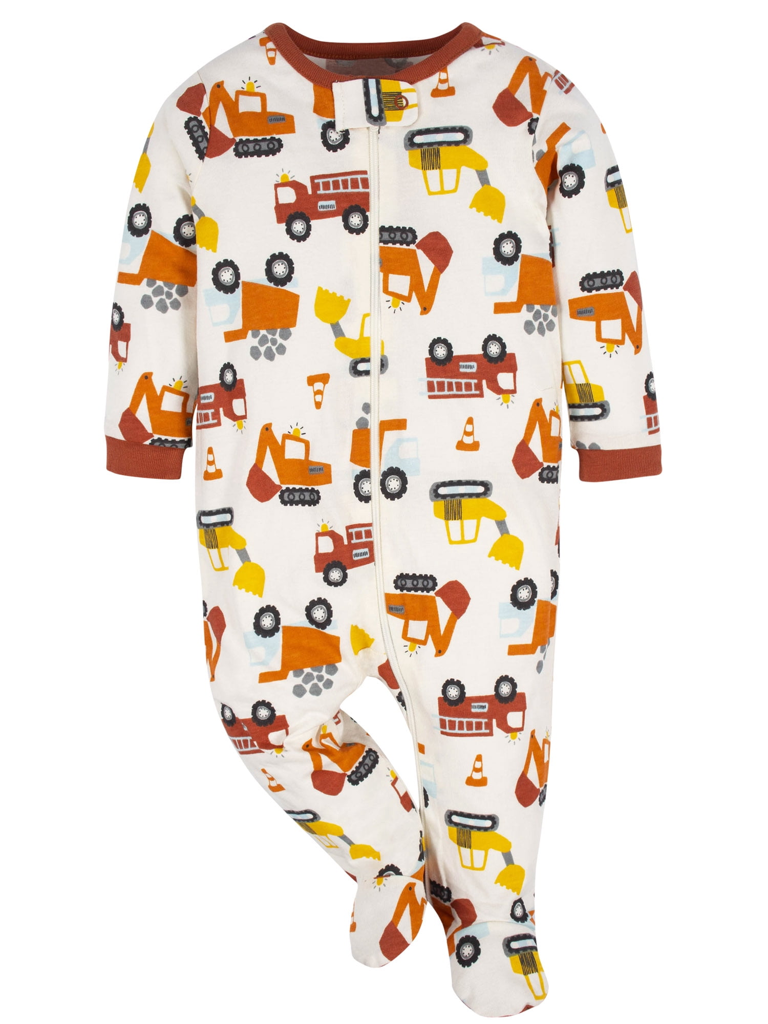 Gerber Baby Boy Sleep 'n Play Footed Pajamas, 2-Pack (0/3 Months - 6/9 Months)