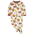 thumbnail image 4 of Gerber Baby Boy Sleep 'n Play Footed Pajamas, 2-Pack (0/3 Months - 6/9 Months), 4 of 7