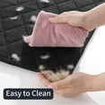 thumbnail image 4 of Indestructible Dog Beds, Chew Proof Dog Crate Pad for Aggressive Chewers,Machine Washable Quilted Dog Mat for Crate,Durable Dog Beds for Medium Dogs,Kennel Pad (28x41 in)Black, 4 of 6