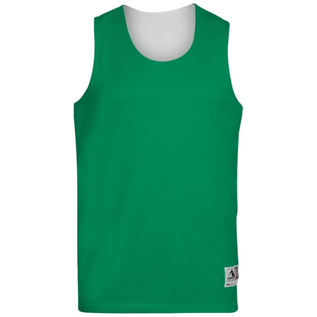 Camiseta sin mangas reversible de poliéster absorbente para jóvenes KELLY/ WHITE L Ropa deportiva Augusta 149