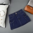 thumbnail image 4 of NUOLUX Falda Jeans Ajustada Para Mujer Con Baja Y Bolsillo Ideal Para Uso Casual, 4 of 6
