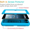 thumbnail image 5 of SUPNICE Kids Case for iPad 2 3 4 （Old Model）- Built-in Screen Protector, Shockproof Handle Stand Kids Friendly Protective Case for iPad 2nd 3rd 4th Generation, Blue, 5 of 8