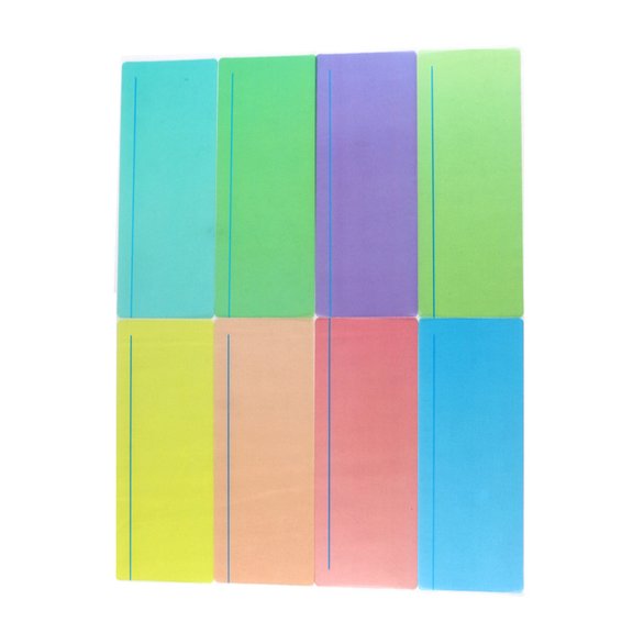 Seitruly Marcapáginas de Color sólido de 8 piezas, marcador de página de guía de lectura Universal, páginas de marcado, lector de signos, herramienta Kits de experimentos de química
