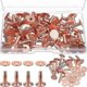 thumbnail image 1 of 50 Sets Copper Rivets and Burrs, Copper Rivets for Belts, Wallets, Collars, Leather DIY Craft Supplies, 1/2 Inch, 1 of 5