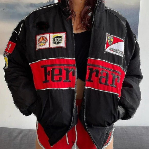 Veste de Course Vintage Nascar Rétro Bomber - Veste 1 Veste Vintage - Unisexe Y2k-ZJKDGJKJ