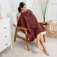 thumbnail image 3 of Comfy Cubs Muslin Nursing Cover with Adjustable Neck Strap - Pack of 1, Wine, 3 of 7