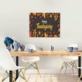 thumbnail image 5 of Fuzoiu Happy Thanksgiving 1 Print Canvas Wall Art for Bathrooms,Wall Decor for Bedroom,Framed Artwork for Wall,Modern Wall Decorations Prints Picture for Kitchen Home, 5 of 6