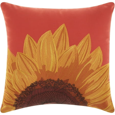 Nourison IndoorOutdoor Sunflower Decorative Throw Pillow 40 X 40 Mesmerizing Sunflower Decorative Pillows Nourison IndoorOutdoor Sunflower Decorative Throw Pillow 40 X 40 Mesmerizing Sunflower Decorative Pillows